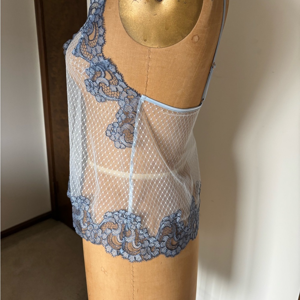 Victoria's Secret Blue Lace Camisole - Picture 2 of 6